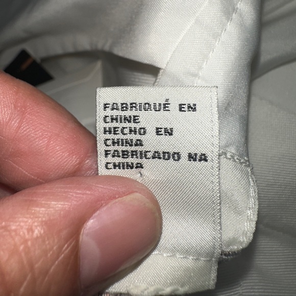 Forever 21 Contemporary Button Front White Midi Apron Style Dress Small - Picture 4 of 5